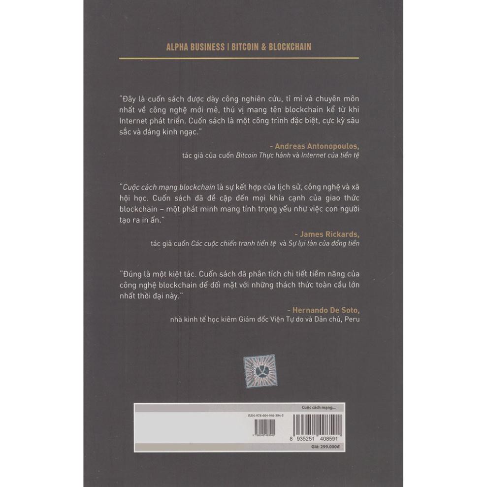 Sách - Cuộc Cách Mạng Blockchain - AlphaBooks