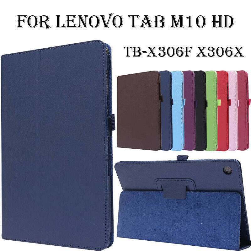 Bao da nắp lật chống trượt thích hợp cho Lenovo Tab M10 Hd 2nd Gen Tb-X306F / X