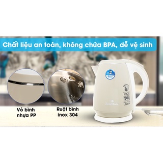 Bình đun siêu tốc Bluestone 1.5 lít KTB-3453 kem