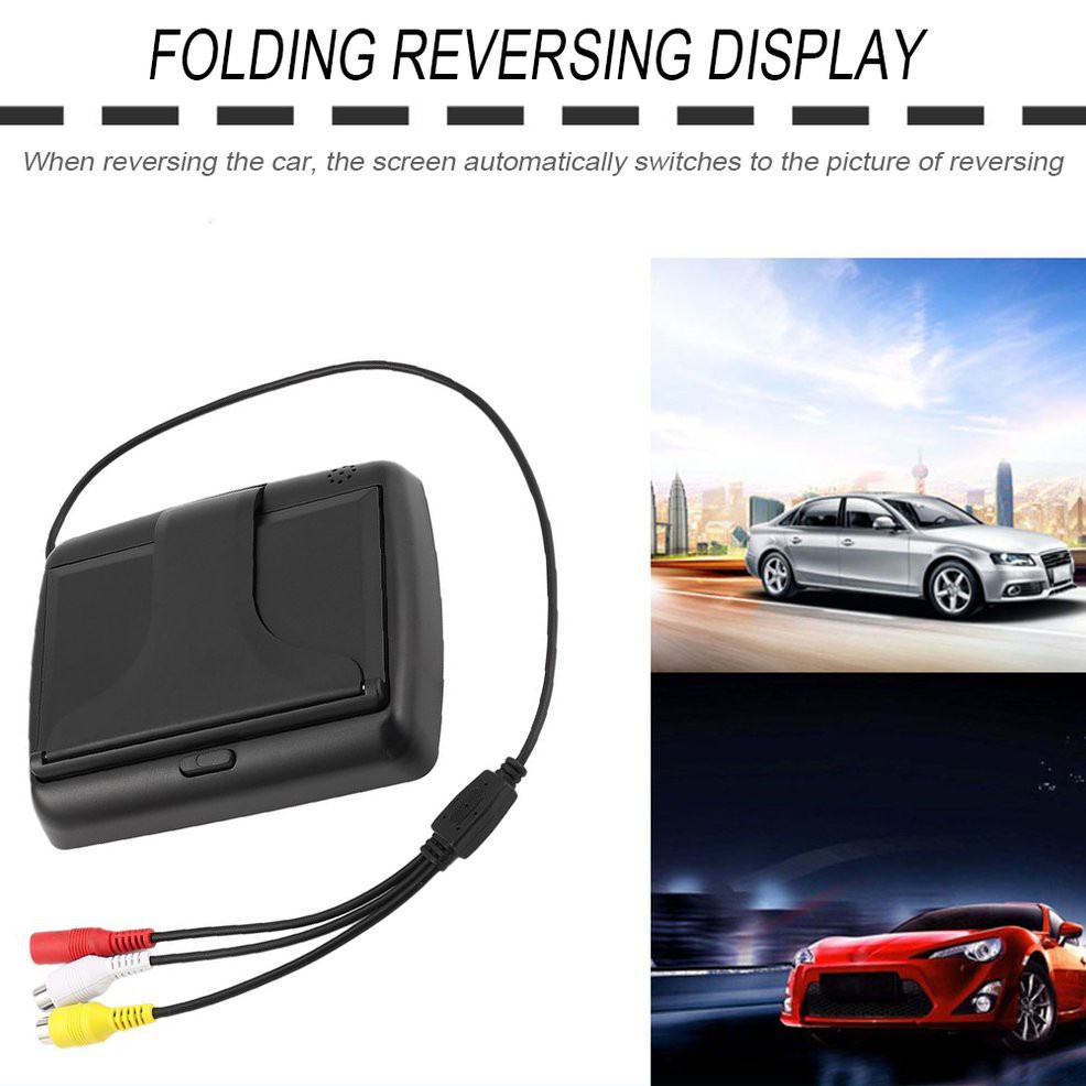 Camera Chiếu Hậu Màn Hình Lcd 4.3 "Hd Chuyên Dụng Cho Xe Hơi | BigBuy360 - bigbuy360.vn