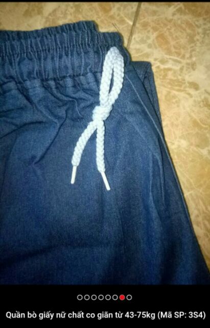 QUẦN bò giấy nữ ❤️ FREESHIP ❤️ Quần bò Nữ cạp chun chất giãn từ 42-75kg | BigBuy360 - bigbuy360.vn