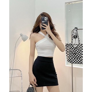 Áo Croptop Yếm Chéo Siu Xinh