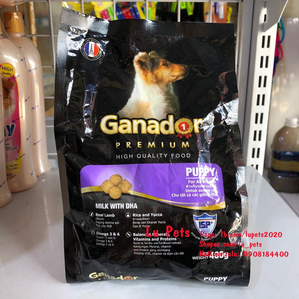 Thức ăn chó nhỏ Ganador Puppy 400g | Hạt khô cho chó con Ganador Puppy 400g