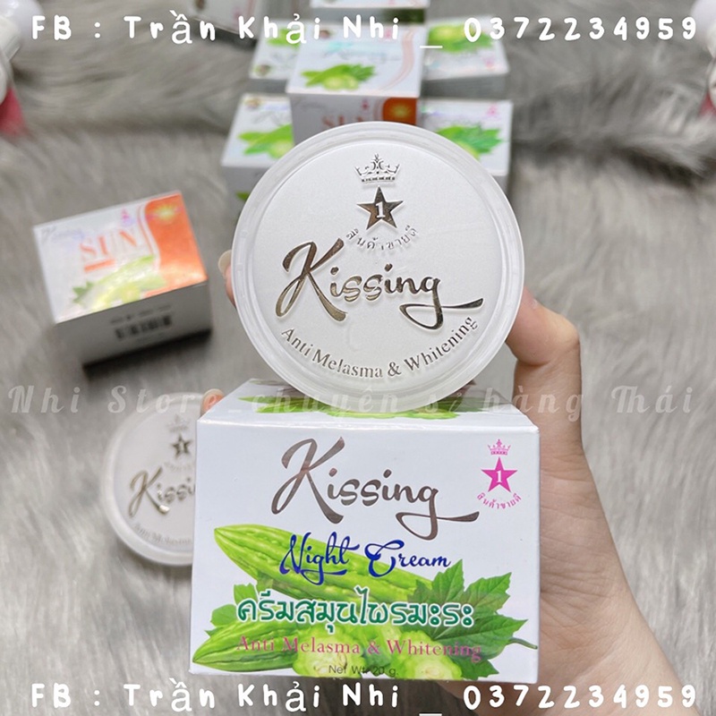 Kem khổ qua KISSING mờ thâm nám tàn nhang dưỡng da chống nắng thái lan 20g