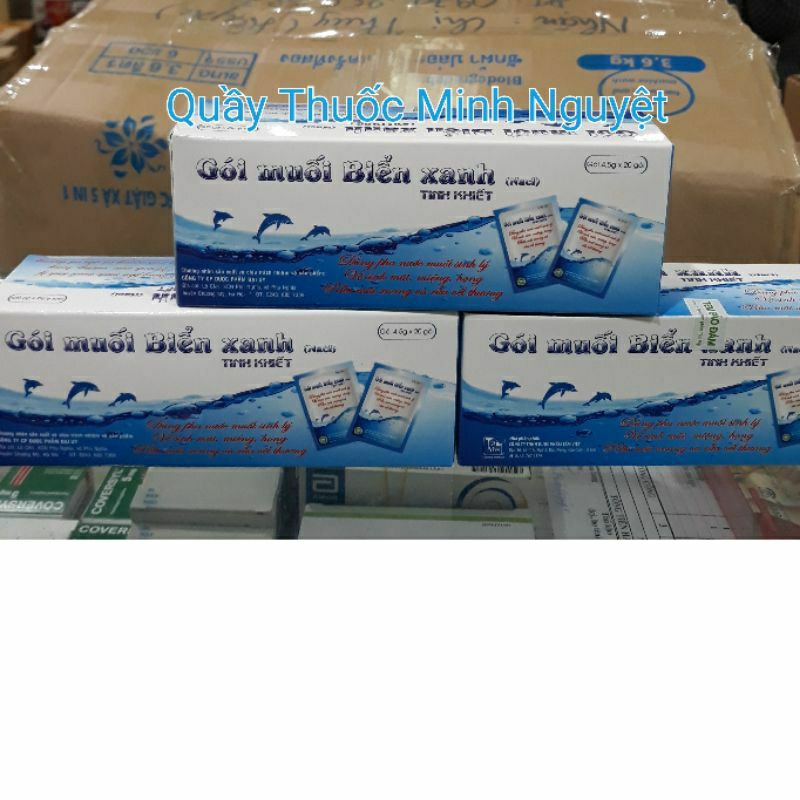 Gói muối biển xanh hộp 20 gói