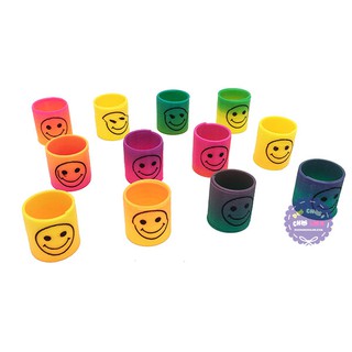 Đồ chơi lò xo cầu vồng ma thuật 12 cái (đường kính 3 cm)
