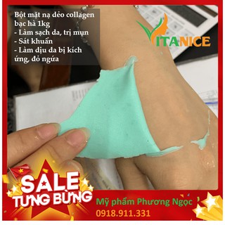 Mặt nạ thạch bạc hà (bịch 1kg)