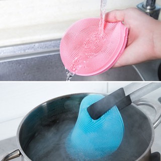 Miếng silicon lau chùi, rửa bát đa năng