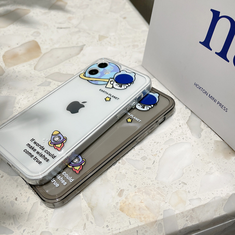 Ốp điện thoại silicon họa tiết hình phi hành gia cho iPhone 11 Pro Max X Xr Xs Max 7 8 Plus Se 2020 12 pro max 12 mini 13 pro max 13 mini | BigBuy360 - bigbuy360.vn