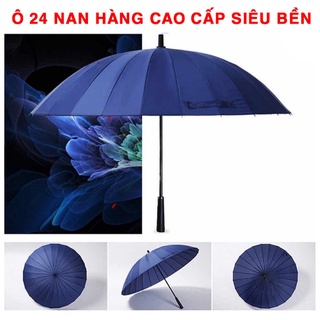 Ô dù cán dài cỡ lớn 24 nan chống lật, ô dù che mưa , ô dù che nắng
