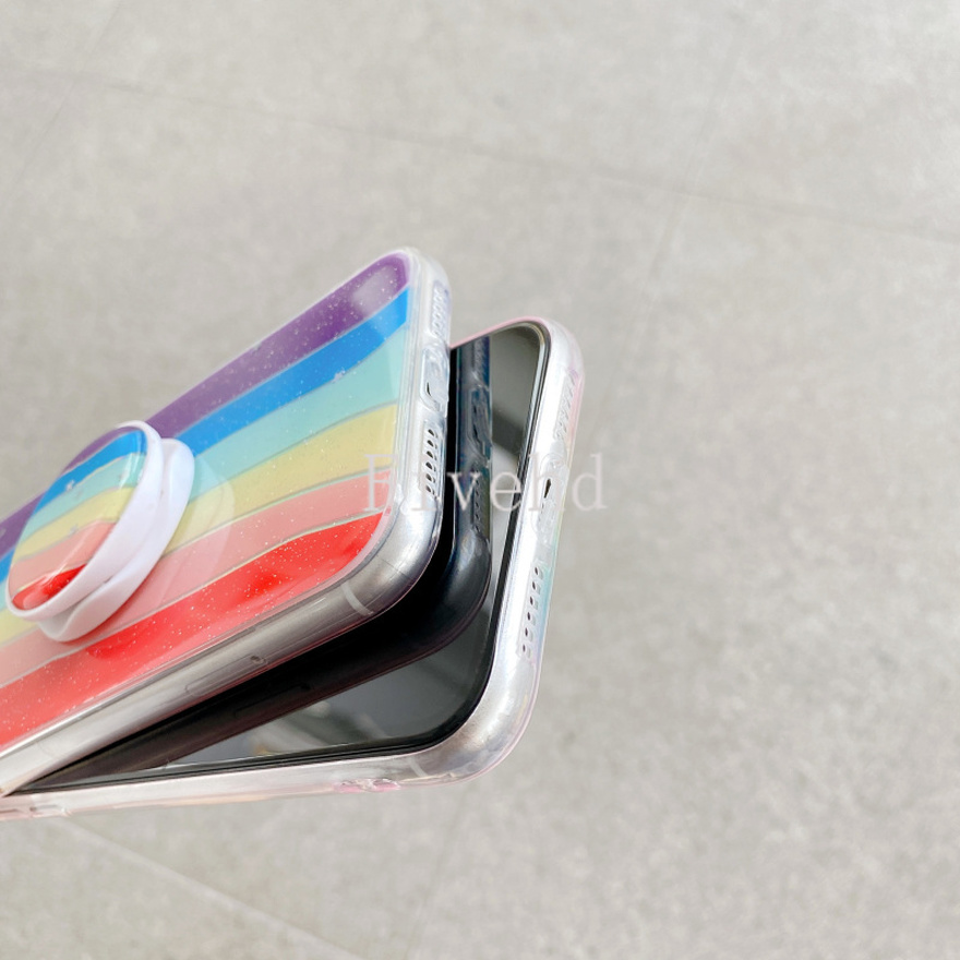 Ốp Lưng Silicone Họa Tiết Ngôi Sao Và Cầu Vồng Thời Trang Cho Samsung S20 S10 S9 S8 Plus Note 20ultra 20 10 Plus 10pro A71 A70 A70s A50 A50s A30s | BigBuy360 - bigbuy360.vn