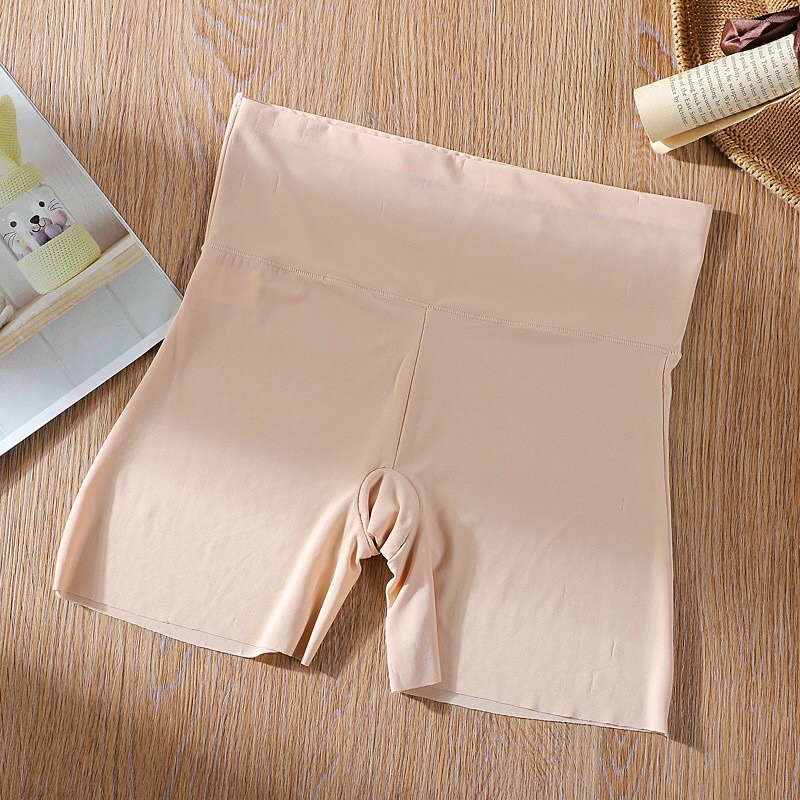 Quần Đùi Su Mặc Trong Váy Cạp Cao Không Hằng Viền Mã Mới Thoải mái Vận Động Không Cuộn Biên