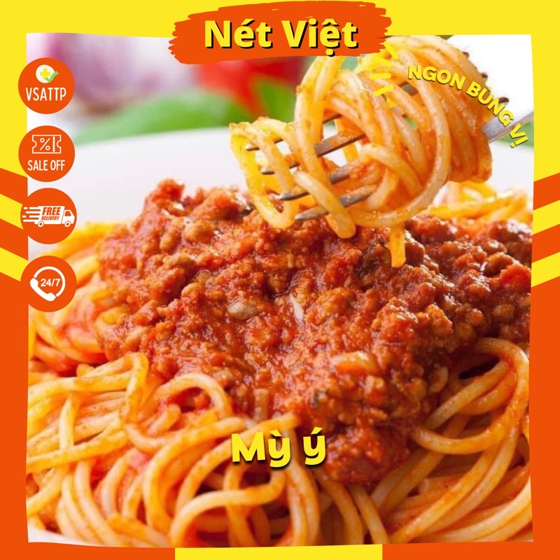 Mỳ Spagetty, Mỳ Ý sốt bò bằm bé nào cũng mê