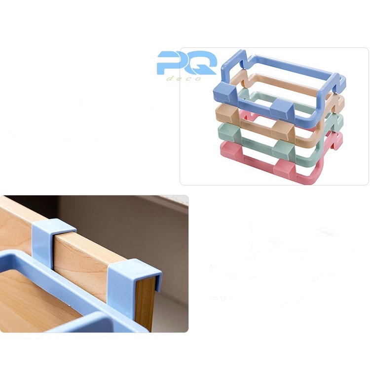 Giá treo túi đựng rác khăn lau móc cánh tủ đa năng GT07