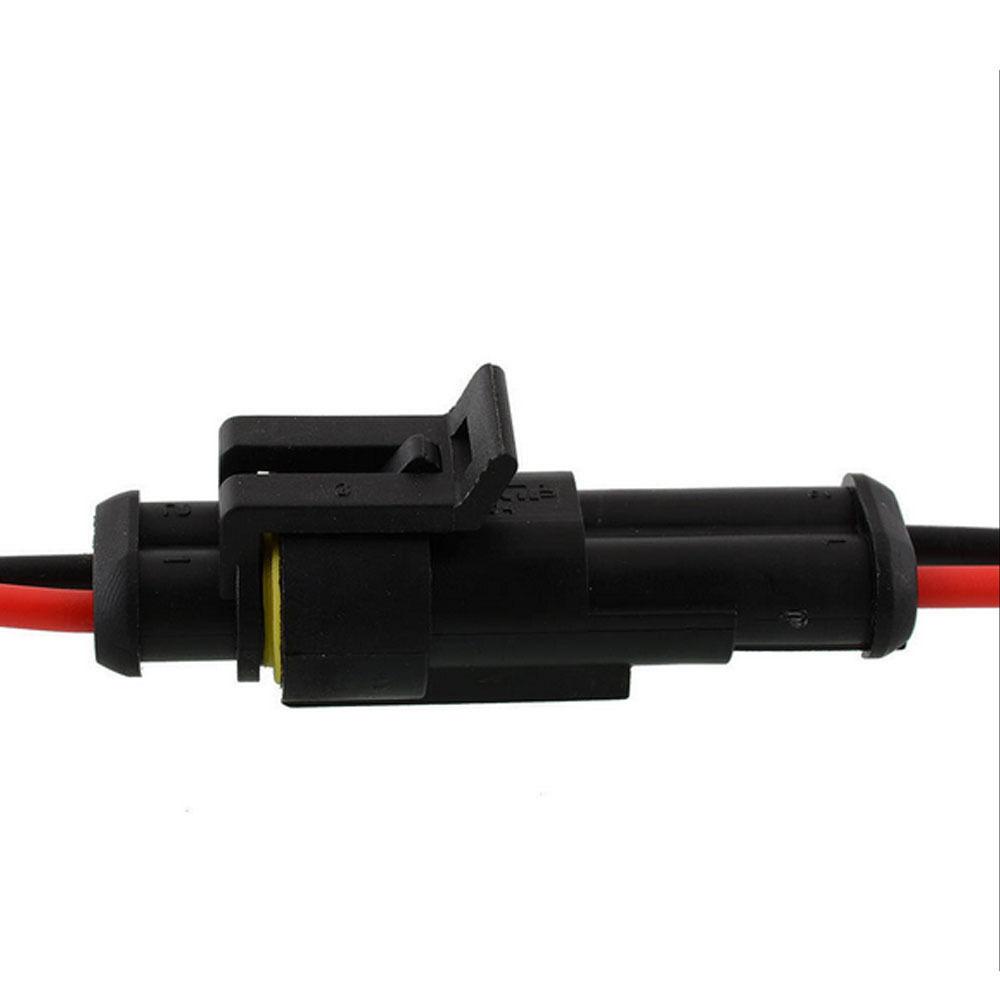 Đầu Nối Dây Điện AWG HID 2 Pin Chống Thấm Nước Thời Trang