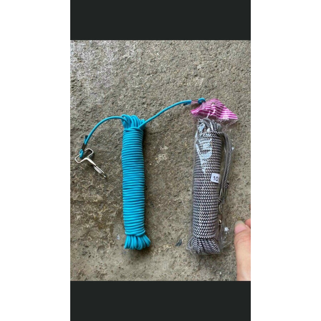 Combo 2 Dây bảo hiểm bảo vệ cần câu, dây bảo hiểm thừng chun co giãn 5m,10m, 15m, 20m, 30m