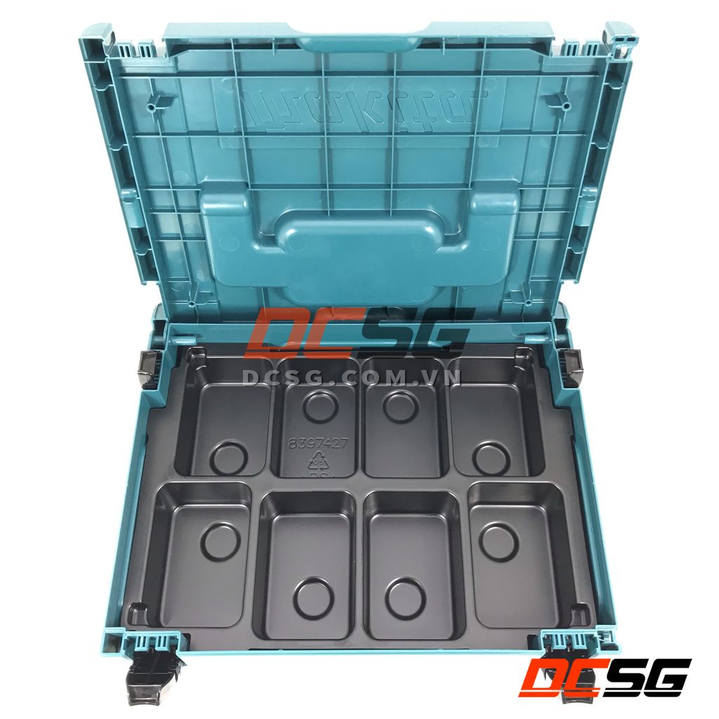 Thùng Makpac size 1 Makita 821549-5 395x295x105mm tặng kèm khai nhựa 8 ngăn Makita 839742-7 | DCSG