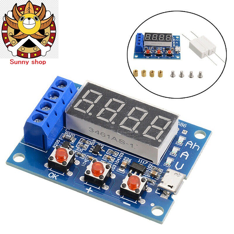 Mạch kiểm tra dung lượng pin Lithium 18650 Li-Ion Hw-586 Zb2L3 1.2v 12v