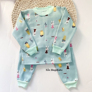 [BẢNG 2] BỘ NỈ BÔNG CỔ CHUI CHO BÉ (5-14.5KG) (SP000729)