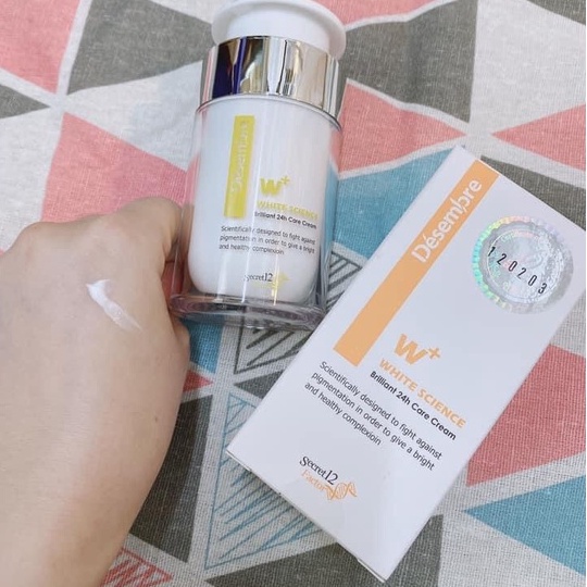 Kem Làm Trắng Sáng Da, Giảm Nám Sạm, Căng Bóng &amp; Trẻ Hóa 24h DESEMBRE 50g - Thẩm Mỹ Huyền Trang NANOCEE