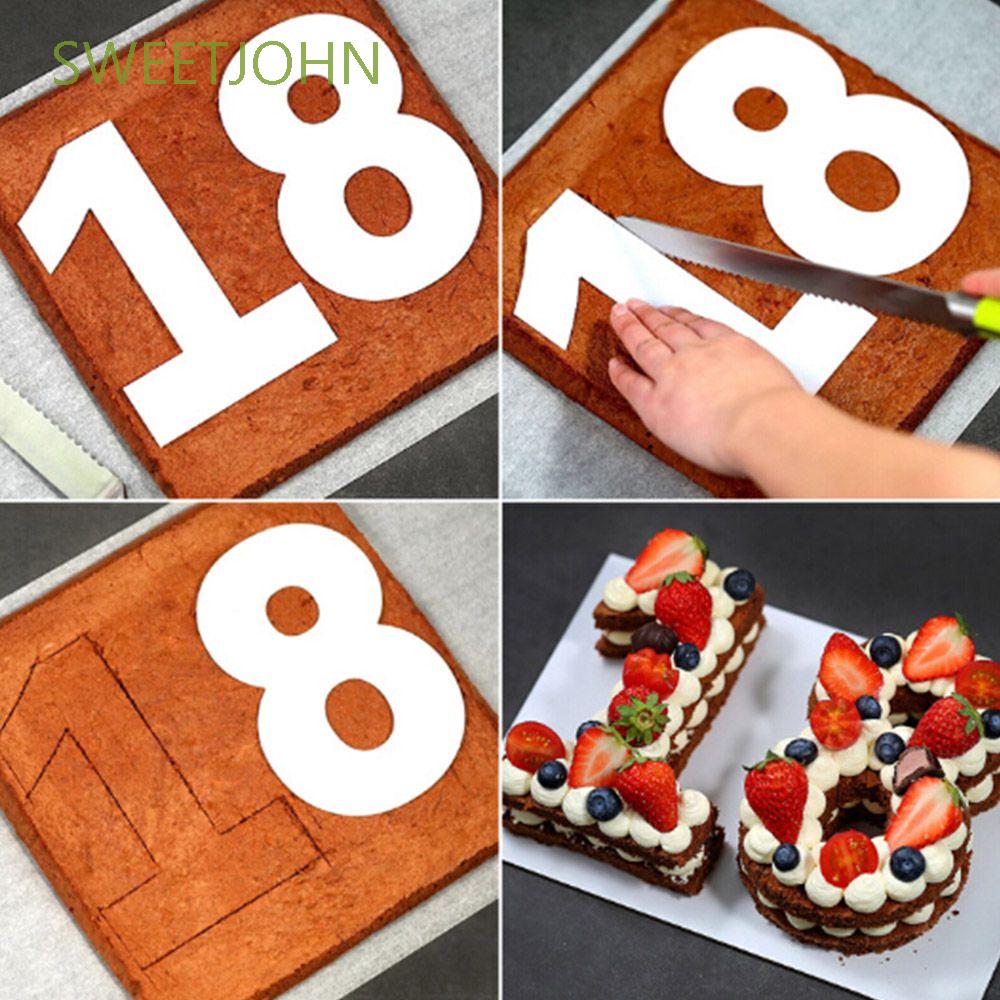 Khuôn Làm Bánh Hình Chữ Số 0-8