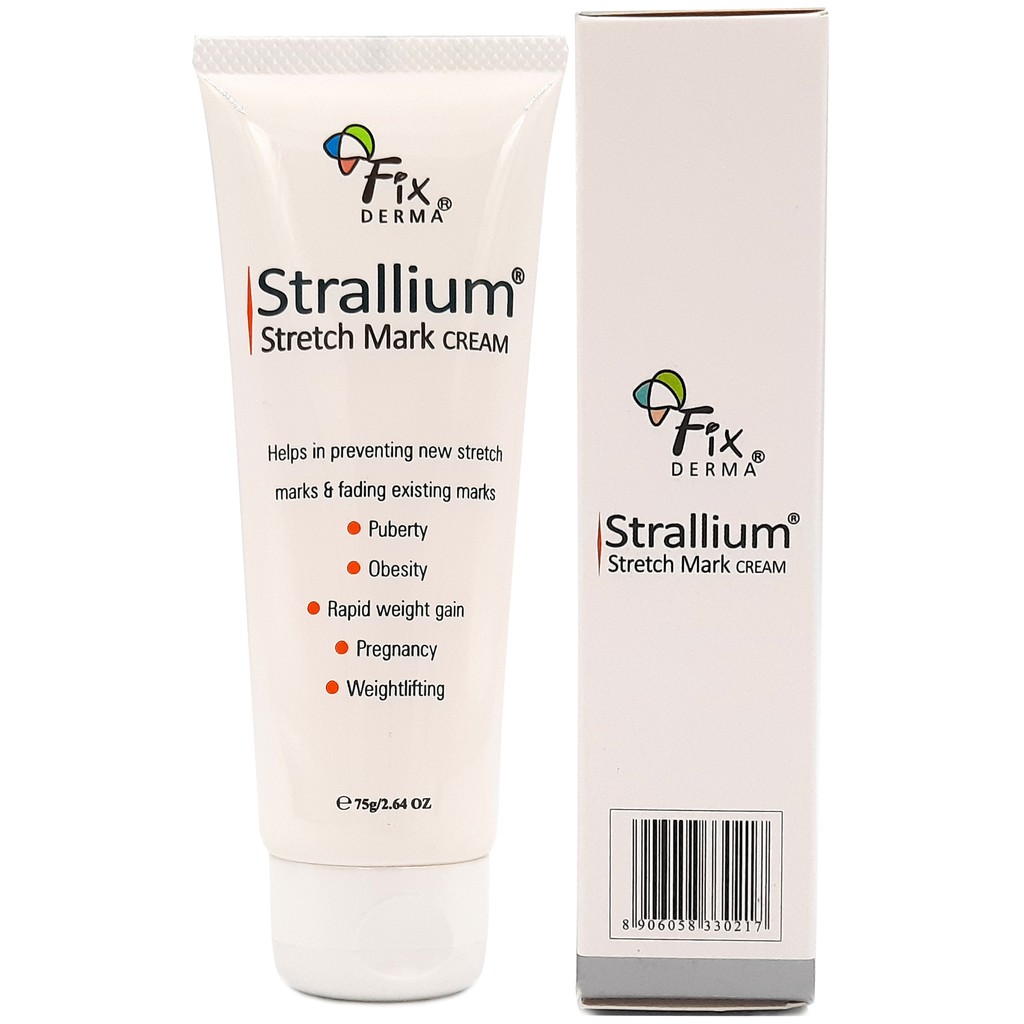 Kem Làm Mờ Vết Rạn Da Cho Bầu Và Phụ Nữ Sau Sinh Fixderma Strallium Stretch Mark Cream 75g