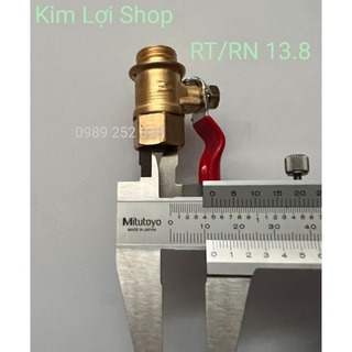 Van khóa ren trong ren ngoài 13.8mm .