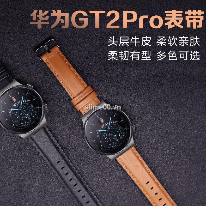 Dây đeo thay thế bằng da thật dành cho đồng hồ Huawei GT2 Pro