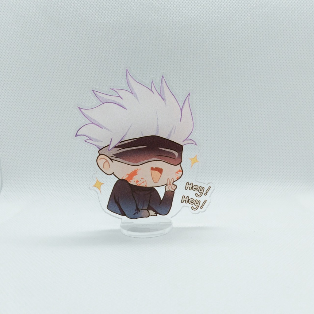 Standee Gojo Satoru Jujutsu kaisen, anime chú thuật hồi chiến siêu dễ thương