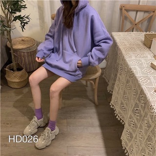 ÁO HOODIE BASIC CÁC MÀU PASTEL UNISEX