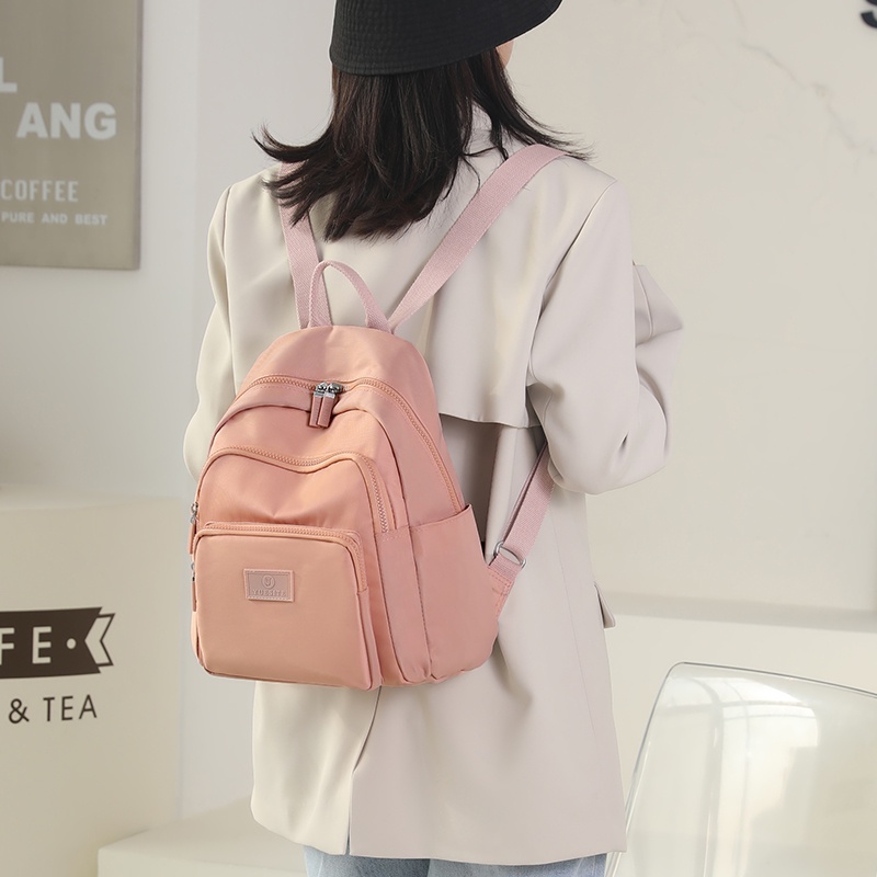 Ba Lô Canvas Siêu Nhẹ Chống Thấm Nước Thời Trang Cho Nữ