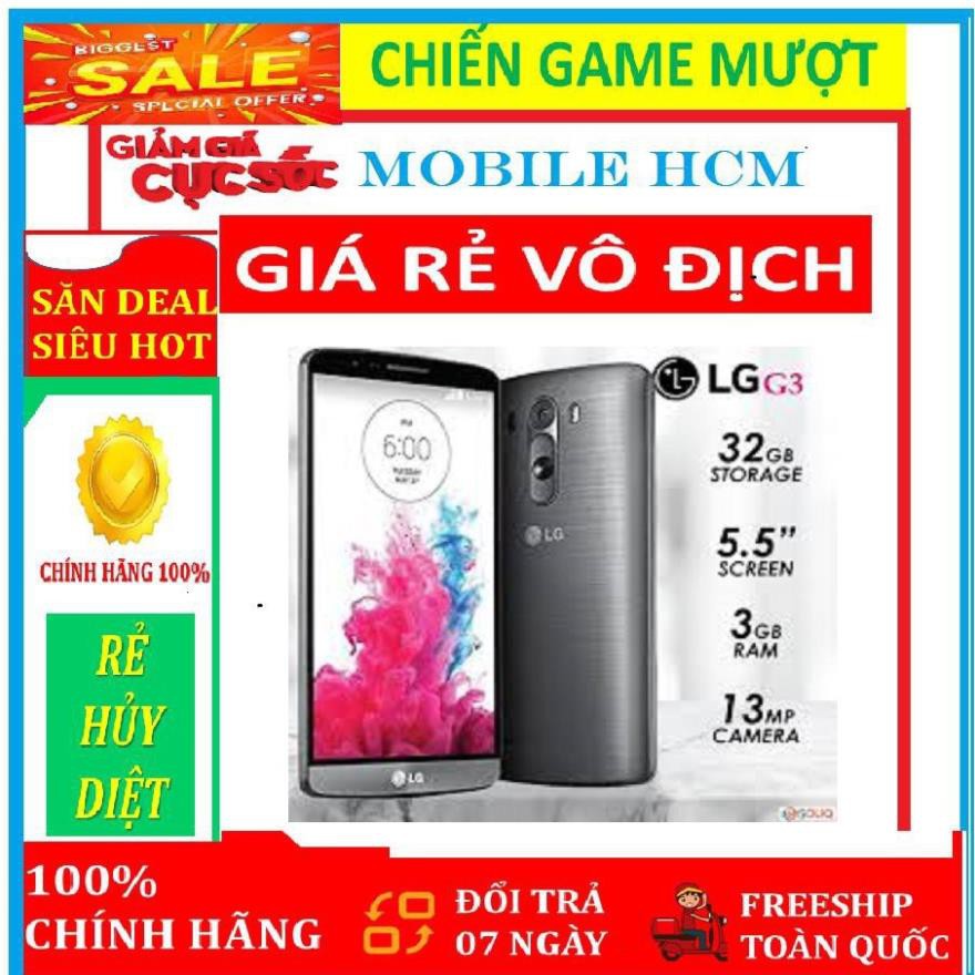 điện thoại LG G3 (màu XÁM ) ram 3G bộ nhớ 32G mới, Chơi LIÊN QUÂN/PUBG mượt