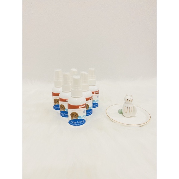 Chai xịt hướng dẫn chó mèo đi vệ sinh đúng chỗ Bioline Puppy Training - 50ml