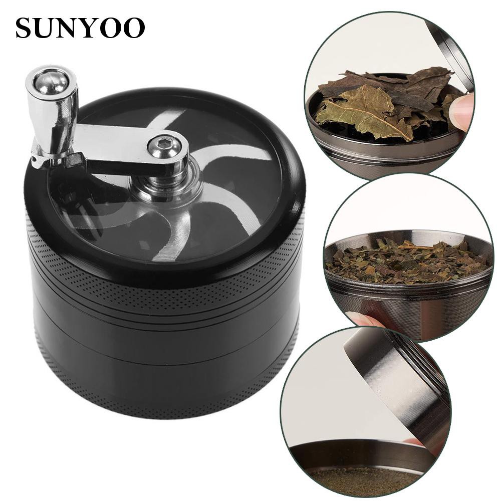 Máy xay tay cho thảo mộc/gừng bằng hợp kim kẽm đường kính 40mm tiện dụng cho nhà bếp