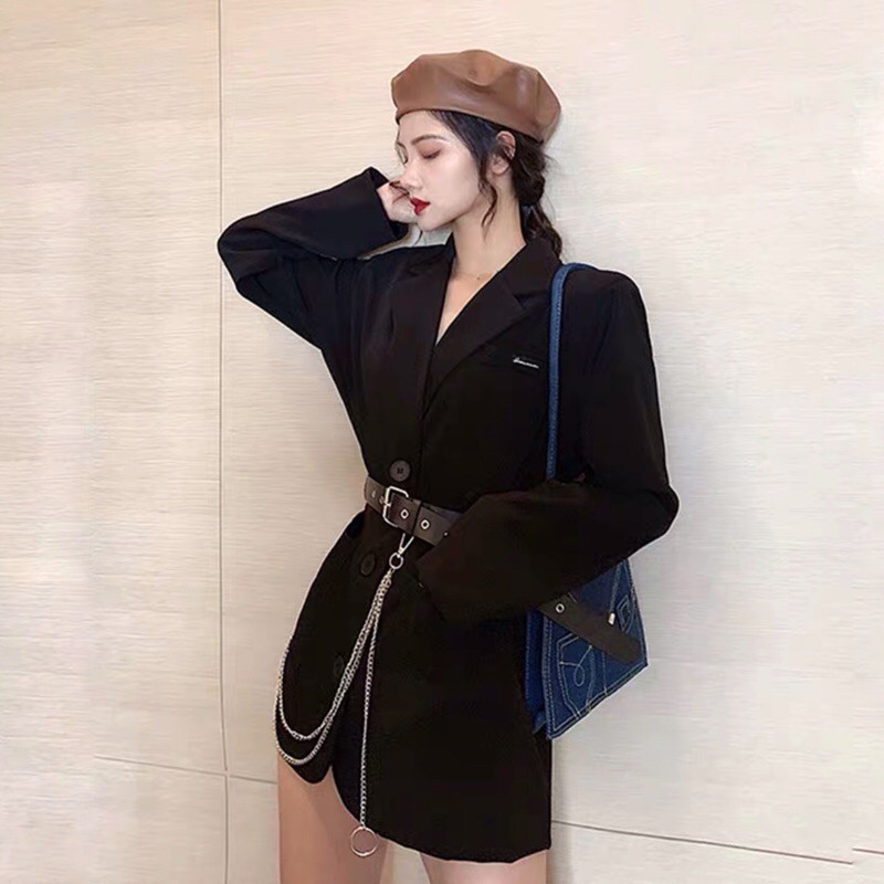 ÁO VEST BLAZER HAI LƠP TẶNG KÈM CHAIN FORM UNISEX l | BigBuy360 - bigbuy360.vn