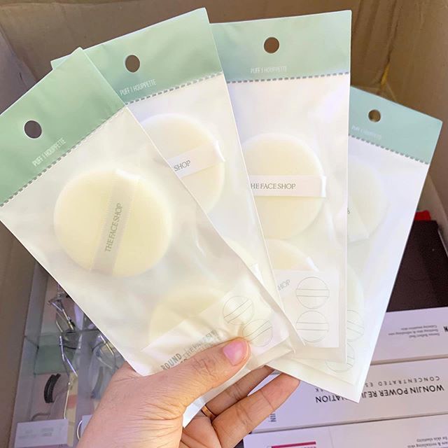 Bông tán phấn( 1 gói-2 miếng)