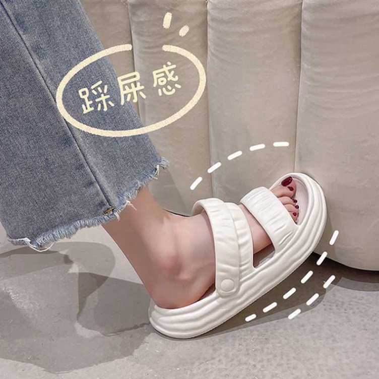 Dép Sandal nữ 2 quai mang được 2 kiểu đi học siêu nhẹ chống nước - DL165