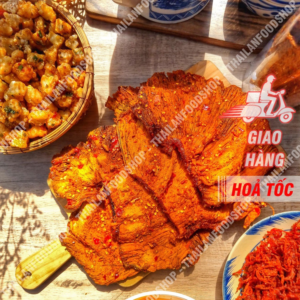Khô Bò Miếng Siêu Giòn Lon 250Gr