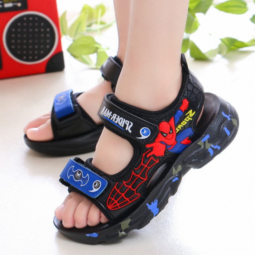 Sandal siêu nhân cho bé trai 3 - 12 tuổi năng động và phong cách ST103