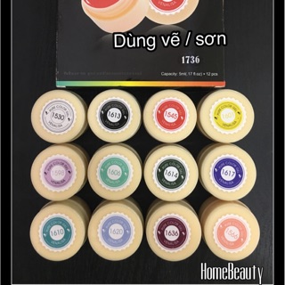 Set Gel Vẽ 12 màu (#1736)