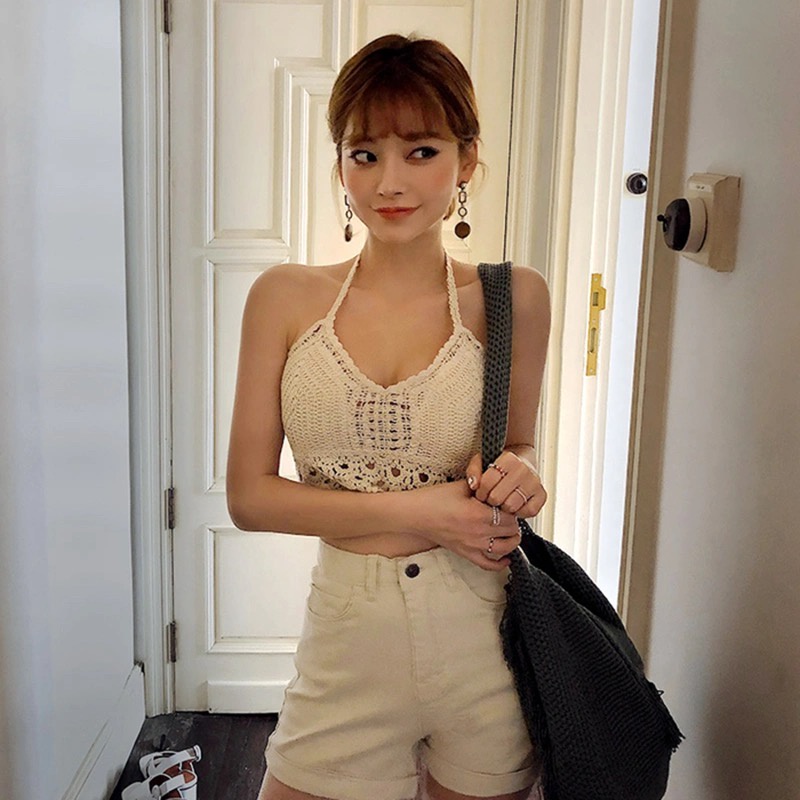 DUNEA Đầm Hai Dây Đi Biển Phong Cách Boho Quyến Rũ Cho Nữ