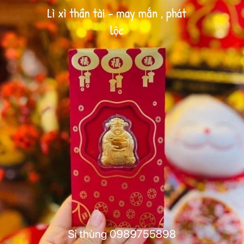 LÌ XÌ ĐỎ thần tài May Mắn 2022