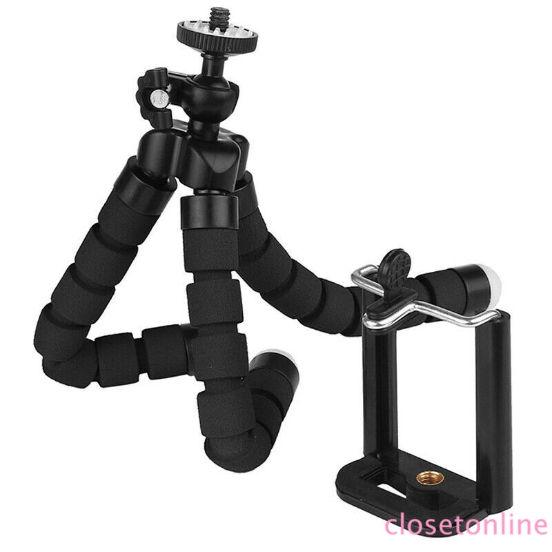 COD Adjustable Mini Stand Bracket Flexible Tripod Stand for Camera DSLR DV with FREE Phone CL