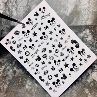 Sticker gấu mickey dán móng - phụ kiện nail