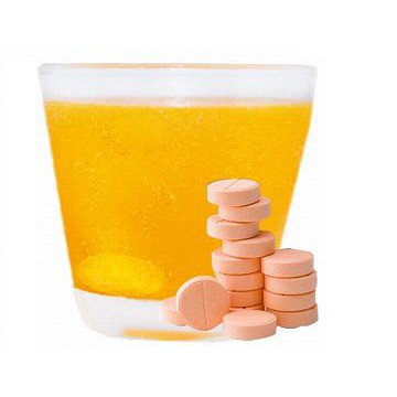 Viên sủi Multi-Vitamin Effer-Vescent Tablets Haas hương cam, bổ sung vitamin C cho cơ thể