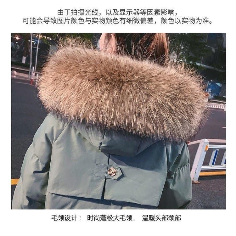 ÁO PHAO MŨ LÔNG DÁNG DÀI