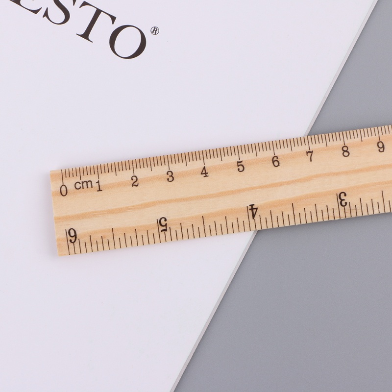Thước Gỗ Hai Mặt Đo Lường 15cm 20cm 30cm Tiện Dụng Cho Học Sinh/Văn Phòng