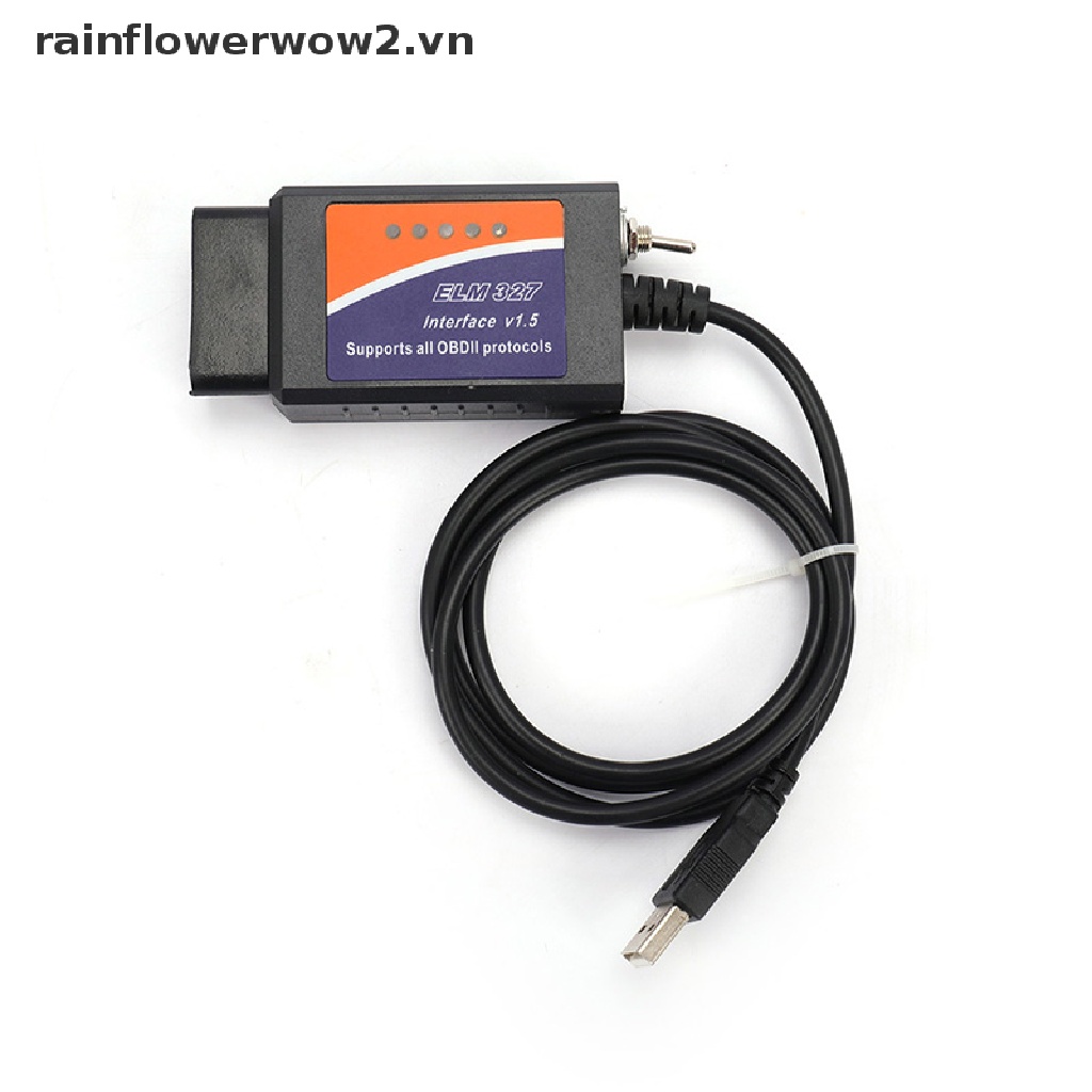 Phụ Kiện chip ELM327 USB V1.5 Cho Scan ELMconfig CH340 + 25K80 chip HS-CAN