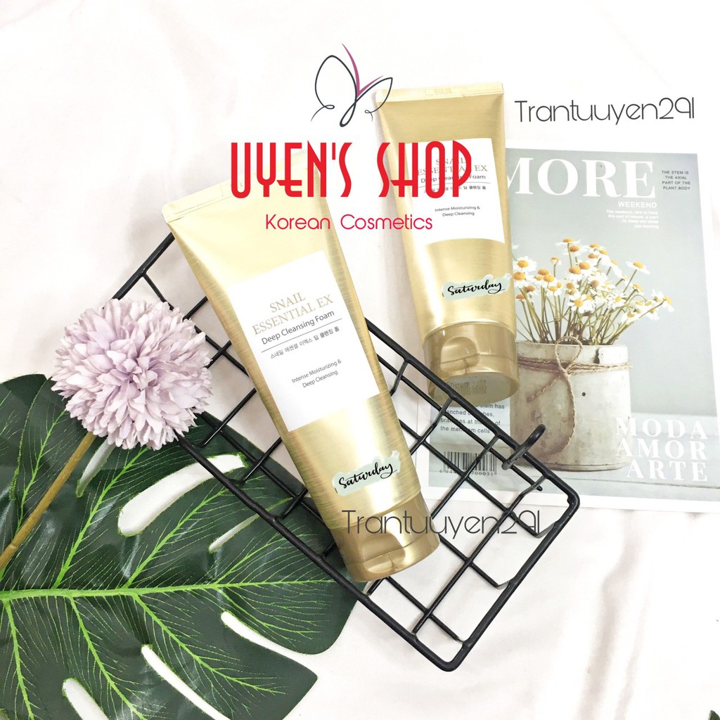 (Not for sale) Sữa Rửa Mặt Ốc Sên Snail Essential EX Deep Cleansing Foam 150 ml