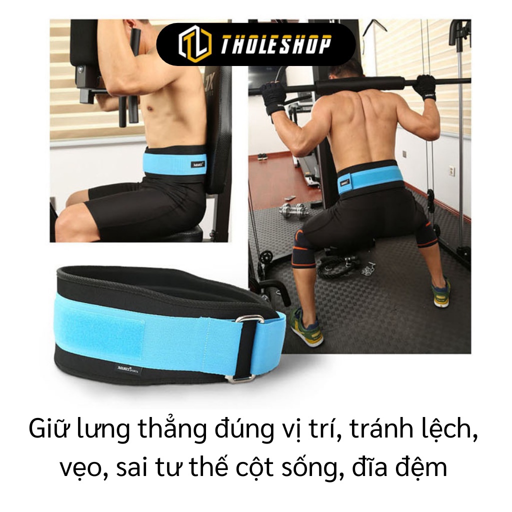 [SGD] Dụng cụ tập gym FREESHIP Đai lưng tập gym hỗ trợ bảo vệ cột sốt, tránh lệch, vẹo lưng, giữ thẳng lưng 7874